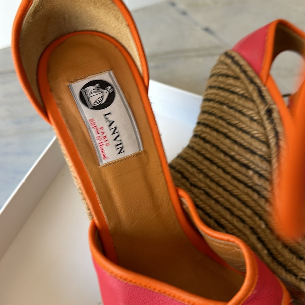 Lanvin espadrilles size 40 us 9. - Picture 3 of 6